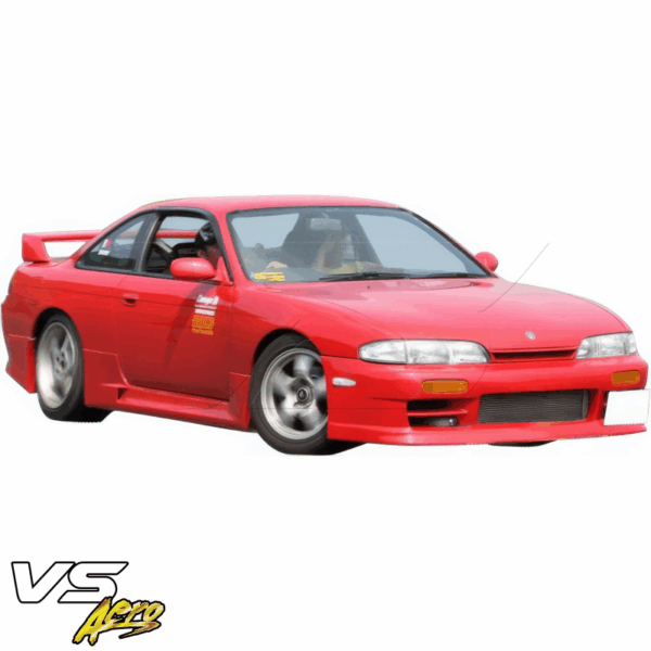 VSaero FRP KOFF Front Bumper for Nissan 240SX (S14) 1995-1996 - Image 13