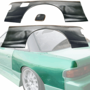VSaero FRP MSPO Wide Body Fenders (rear) w Gas Cap 50mm for Nissan 240SX (S13) 1989-1994 > 2dr Coupe