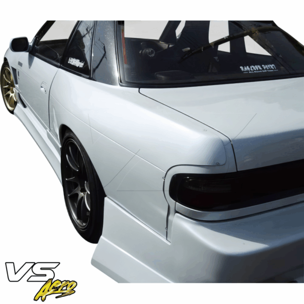 VSaero FRP MSPO Wide Body Fenders (rear) w Gas Cap 50mm for Nissan 240SX (S13) 1989-1994 > 2dr Coupe - Image 3