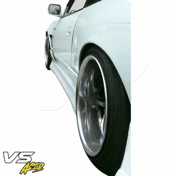 VSaero FRP MSPO Wide Body Fenders (rear) w Gas Cap 50mm for Nissan 240SX (S13) 1989-1994 > 2dr Coupe - Image 4