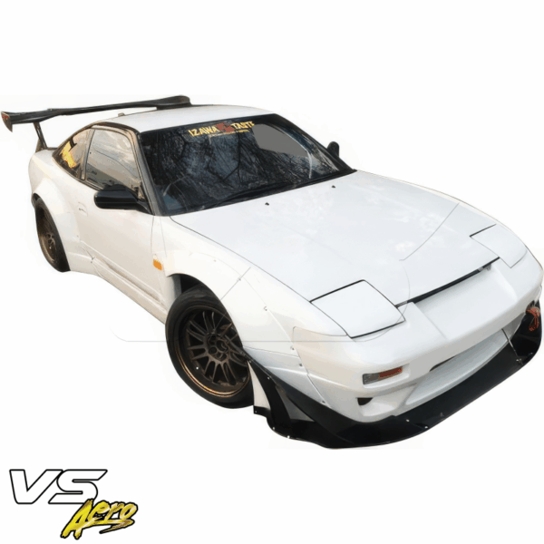 VSaero FRP TKYO v2 Wide Body 50mm Fender Flares (front) 4pc for Nissan 240SX 1989-1994 > 2/3dr - Image 3