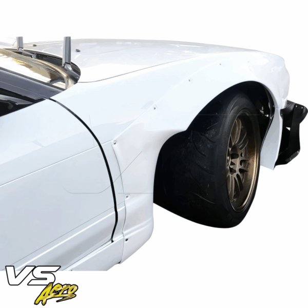 VSaero FRP TKYO v2 Wide Body 50mm Fender Flares (front) 4pc for Nissan 240SX 1989-1994 > 2/3dr - Image 5