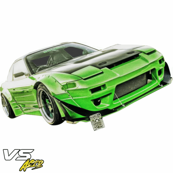 VSaero FRP TKYO v2 Wide Body 50mm Fender Flares (front) 4pc for Nissan 240SX 1989-1994 > 2/3dr - Image 28