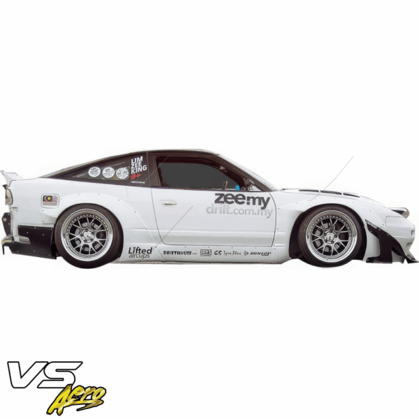 VSaero FRP TKYO v2 Side Skirts for Nissan 240SX 1989-1994 > 2/3dr - Image 5