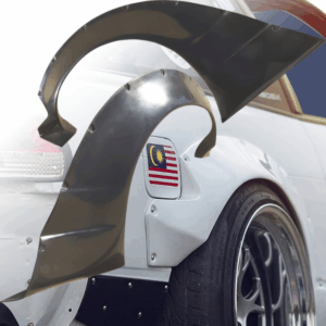 VSaero FRP TKYO v2 Wide Body 80mm Fender Flares (rear) for Nissan 240SX 1989-1994 > 2/3dr