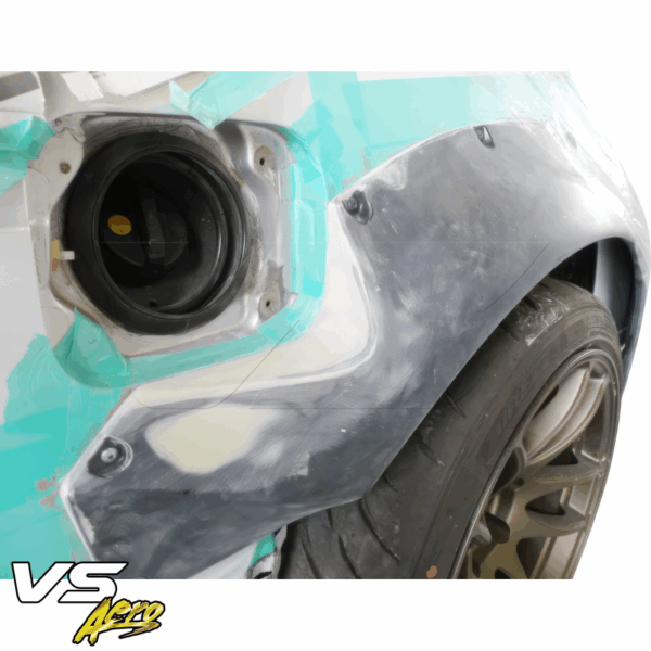 VSaero FRP TKYO v2 Wide Body 80mm Fender Flares (rear) for Nissan 240SX 1989-1994 > 2/3dr - Image 3