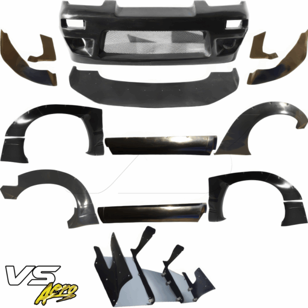 VSaero FRP TKYO v2 Wide Body Kit for Nissan 240SX 1989-1994 > 2/3dr - Image 4
