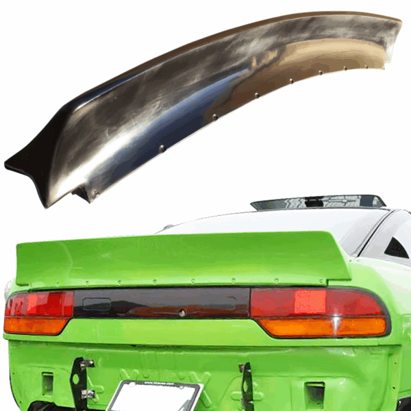 VSaero FRP TKYO v1 Trunk Spoiler Wing for Nissan 240SX 1989-1994 > 3dr Hatch - Image 10