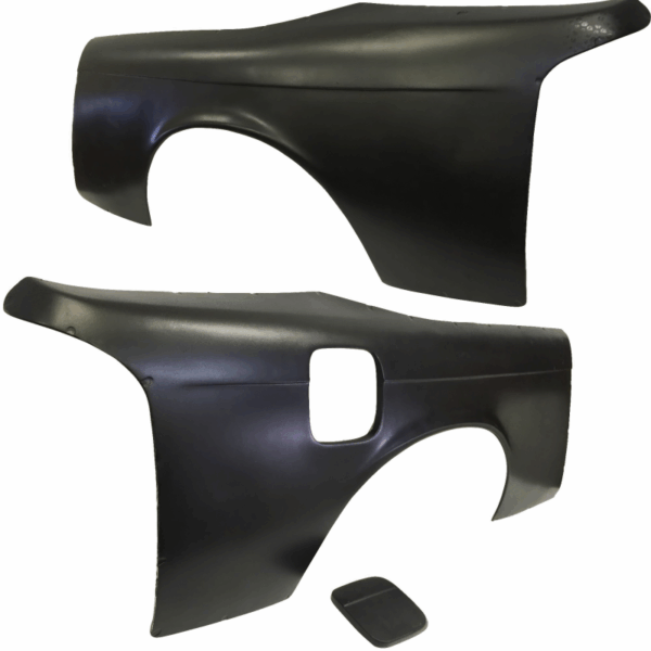 VSaero FRP MSPO Wide Body Fenders (rear) w cap 30mm for Nissan 240SX (S14) 1995-1998 - Image 5