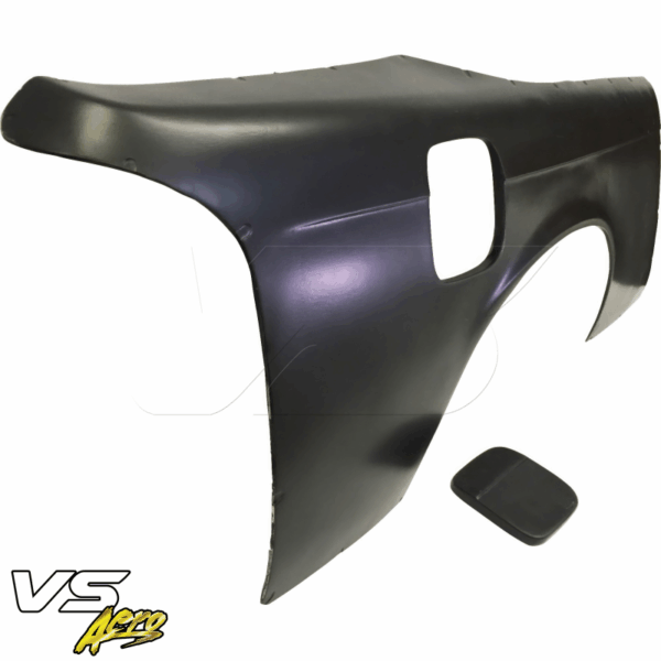 VSaero FRP MSPO Wide Body Fenders (rear) w cap 30mm for Nissan 240SX (S14) 1995-1998 - Image 10