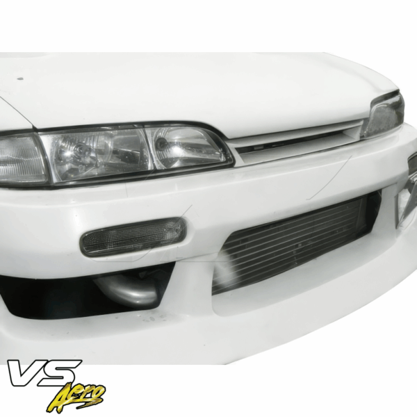 VSaero FRP URA Front Bumper for Nissan 240SX (S14) 1995-1996 - Image 3