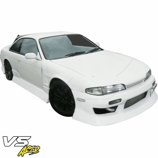 VSaero FRP URA Front Bumper for Nissan 240SX (S14) 1995-1996 - Image 5