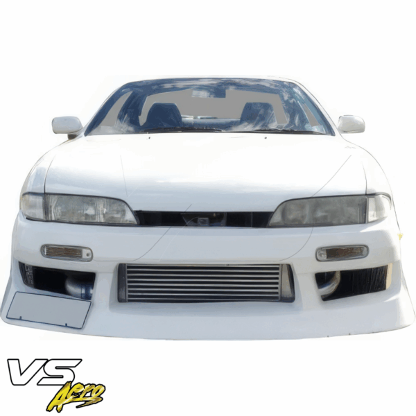 VSaero FRP URA Front Bumper for Nissan 240SX (S14) 1995-1996 - Image 7