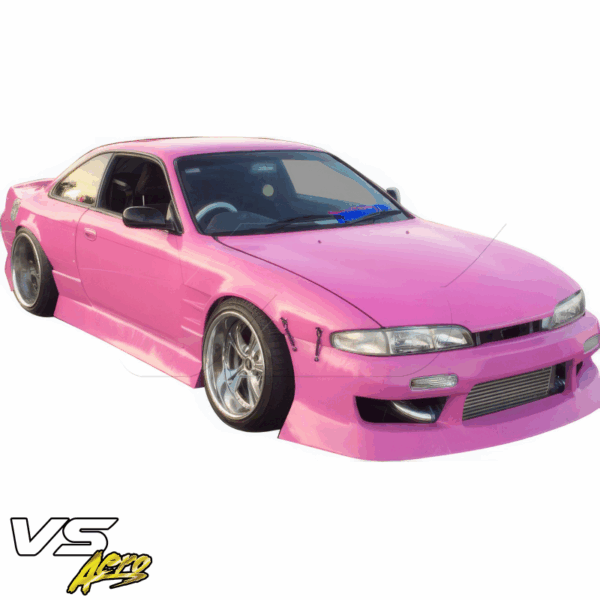 VSaero FRP URA Front Bumper for Nissan 240SX (S14) 1995-1996 - Image 10