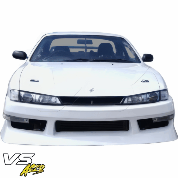 VSaero FRP URA Front Bumper for Nissan 240SX (S14) 1997-1998 - Image 2