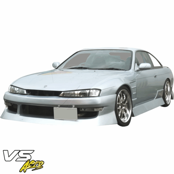 VSaero FRP URA Front Bumper for Nissan 240SX (S14) 1997-1998 - Image 6