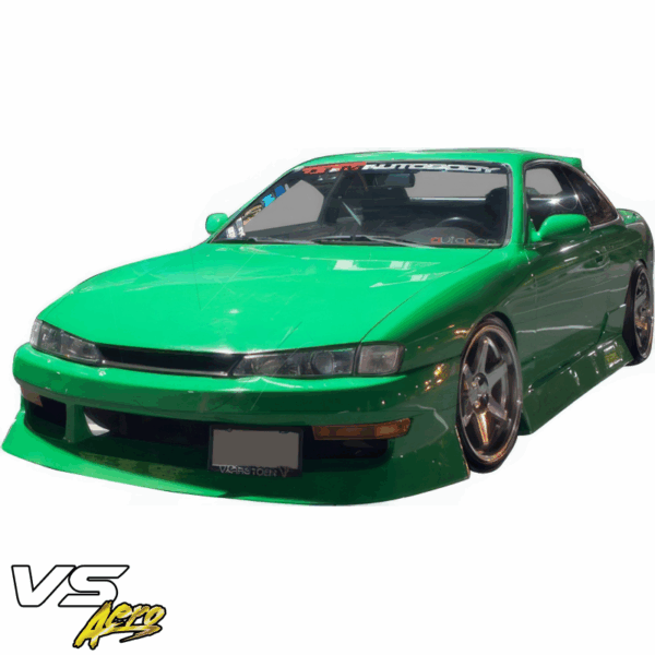 VSaero FRP URA Front Bumper for Nissan 240SX (S14) 1997-1998 - Image 10