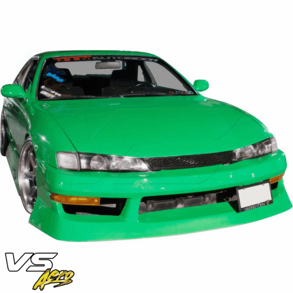 VSaero FRP URA Front Bumper for Nissan 240SX (S14) 1997-1998 - Image 11