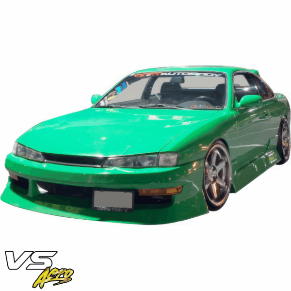 VSaero FRP URA Front Bumper for Nissan 240SX (S14) 1997-1998 - Image 13