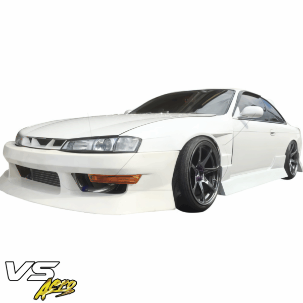 VSaero FRP URA Front Bumper for Nissan 240SX (S14) 1997-1998 - Image 15