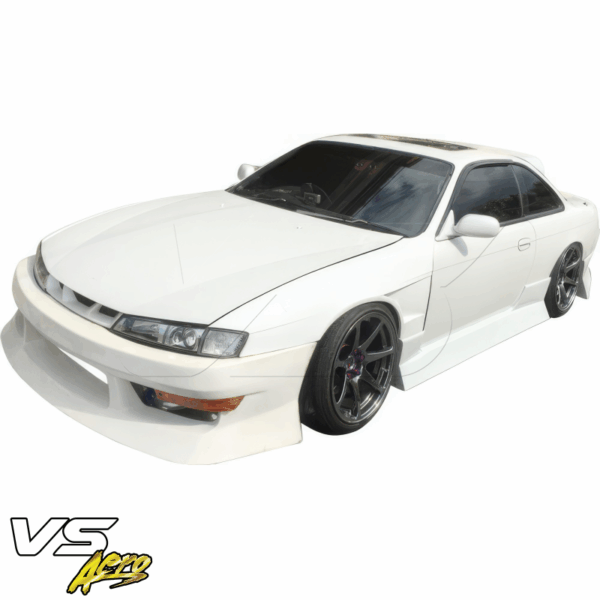 VSaero FRP URA Side Skirts for Nissan 240SX (S14) 1995-1998 - Image 3