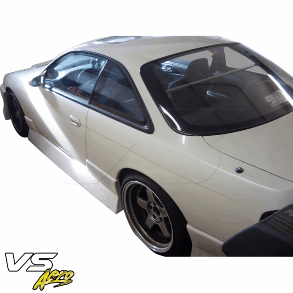 VSaero FRP URA Side Skirts for Nissan 240SX (S14) 1995-1998 - Image 5
