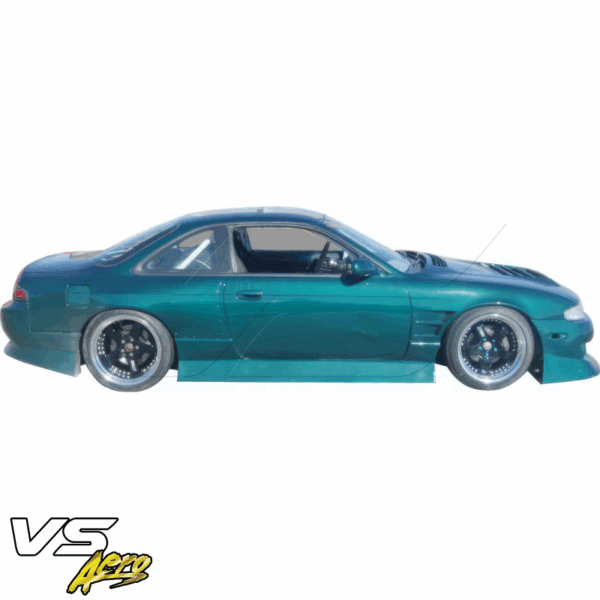 VSaero FRP URA Side Skirts for Nissan 240SX (S14) 1995-1998 - Image 7