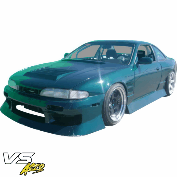 VSaero FRP URA Side Skirts for Nissan 240SX (S14) 1995-1998 - Image 8