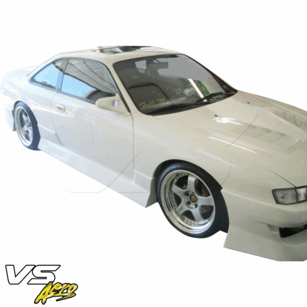 VSaero FRP URA Side Skirts for Nissan 240SX (S14) 1995-1998 - Image 24
