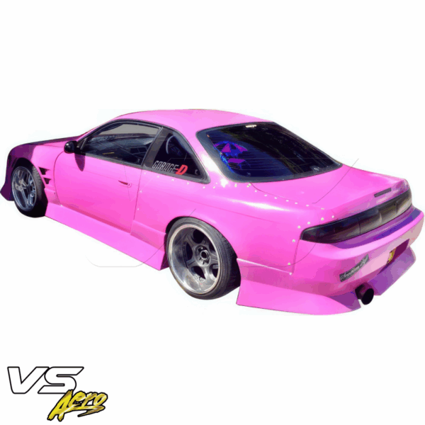 VSaero FRP URA Side Skirts for Nissan 240SX (S14) 1995-1998 - Image 34