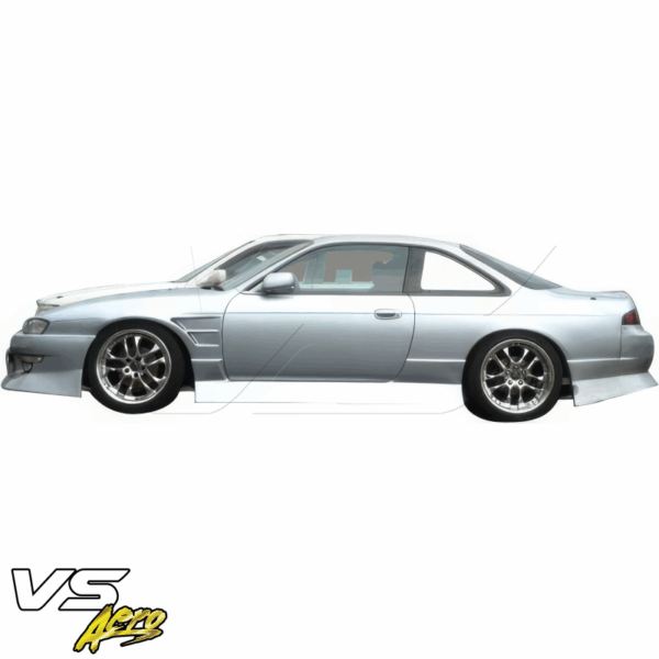 VSaero FRP URA Side Skirts for Nissan 240SX (S14) 1995-1998 - Image 35