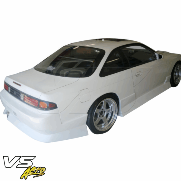 VSaero FRP URA Rear Bumper for Nissan 240SX (S14) 1995-1998 - Image 3