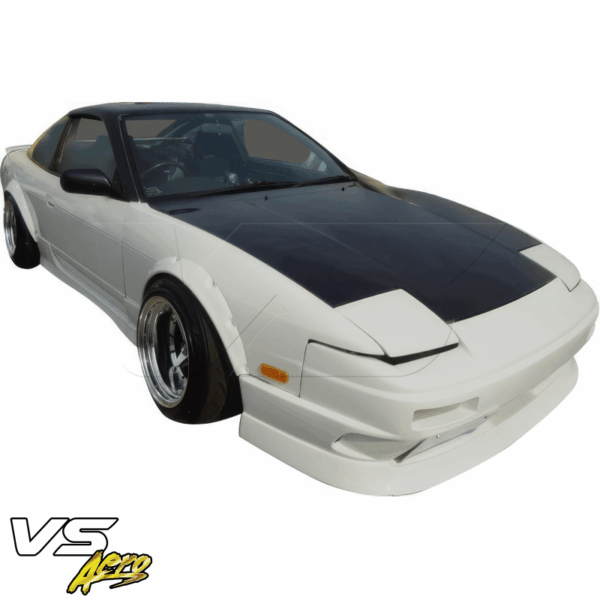 VSaero FRP DAT Wide Body Fender Flares 4pc for Nissan 240SX 1989-1994 - Image 2