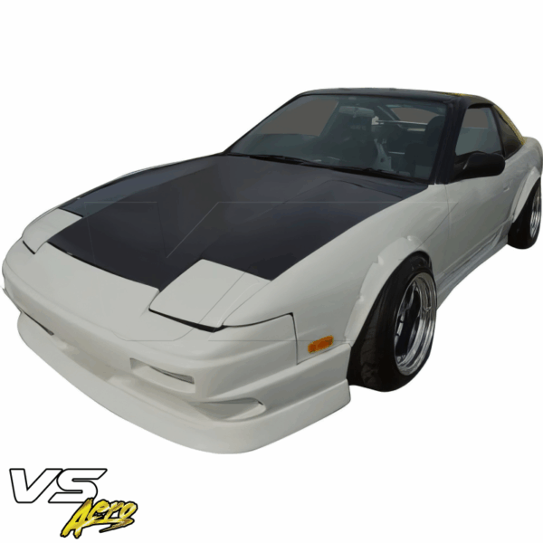 VSaero FRP DAT Wide Body Fender Flares 4pc for Nissan 240SX 1989-1994 - Image 3
