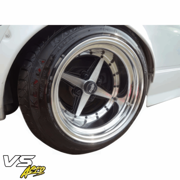 VSaero FRP DAT Wide Body Fender Flares 4pc for Nissan 240SX 1989-1994 - Image 6