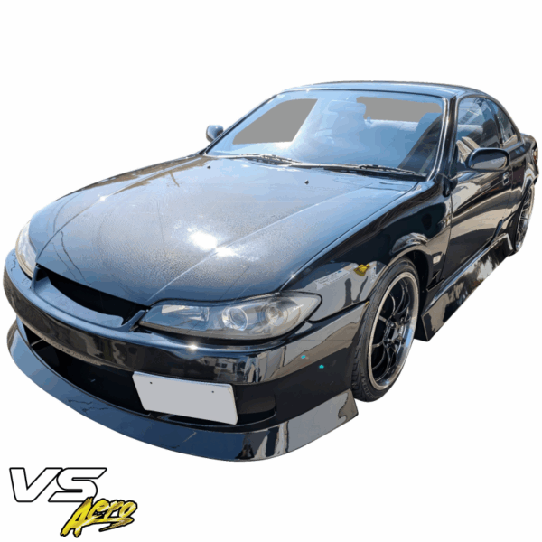 VSaero FRP MSPO S14.5 Conversion Fenders (front) for Nissan 240SX (S14) 1995-1998 - Image 5