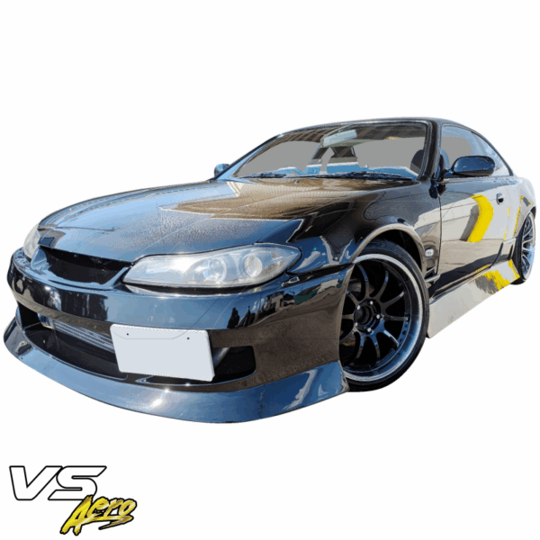 VSaero FRP MSPO S14.5 Conversion Fenders (front) for Nissan 240SX (S14) 1995-1998 - Image 7