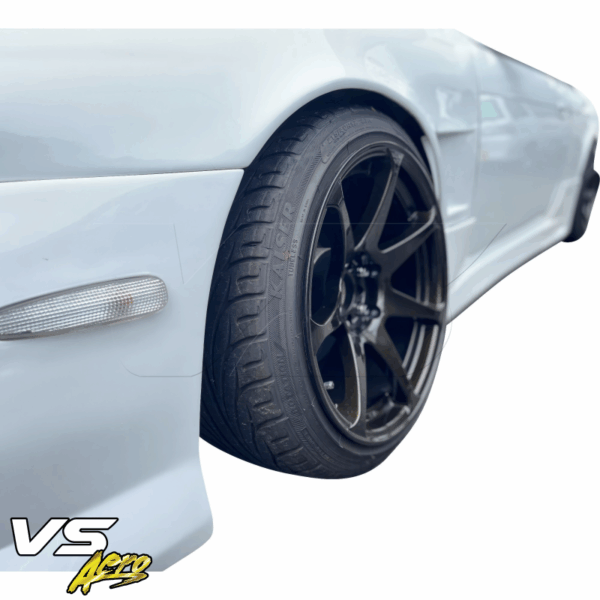 VSaero FRP MSPO Wide Body Fenders (front) 25mm for Nissan 240SX (S14) 1995-1996 - Image 3
