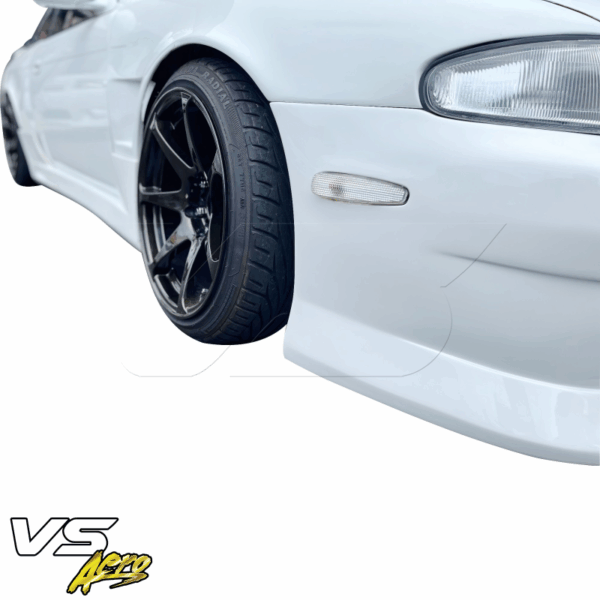 VSaero FRP MSPO Wide Body Fenders (front) 25mm for Nissan 240SX (S14) 1995-1996 - Image 4