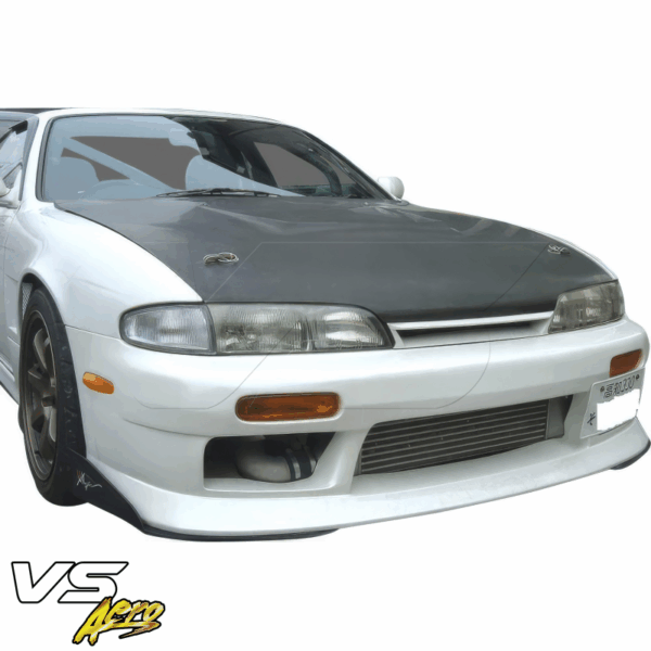 VSaero FRP MSPO Wide Body Fenders (front) 25mm for Nissan 240SX (S14) 1995-1996 - Image 6