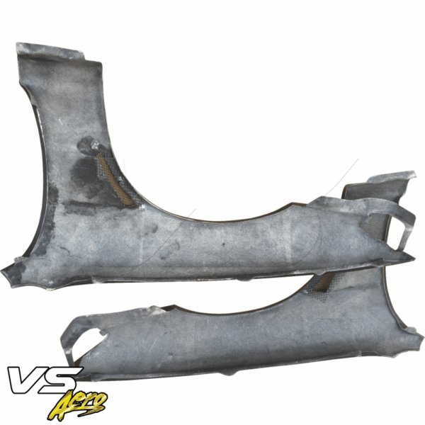 VSaero FRP MSPO Wide Body Fenders (front) 25mm for Nissan 240SX (S14) 1995-1996 - Image 23