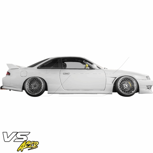 VSaero FRP MSPO Wide Body Fenders (front) 25mm for Nissan 240SX (S14) 1997-1998 - Image 4