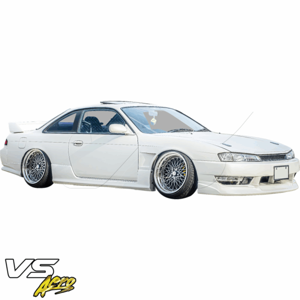 VSaero FRP MSPO Wide Body Fenders (front) 25mm for Nissan 240SX (S14) 1997-1998 - Image 7