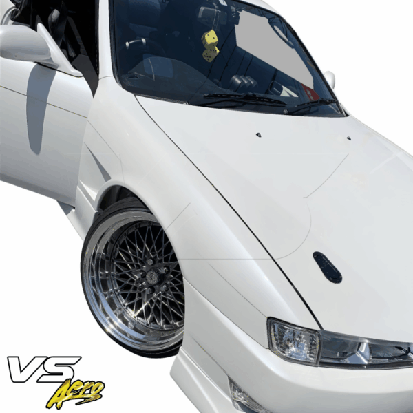 VSaero FRP MSPO Wide Body Fenders (front) 25mm for Nissan 240SX (S14) 1997-1998 - Image 9