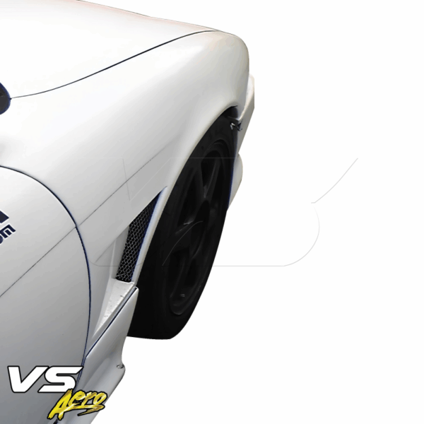 VSaero FRP MSPO Wide Body Fenders (front) 25mm for Nissan 240SX (S14) 1997-1998 - Image 10