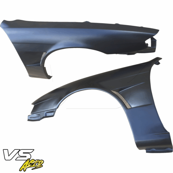 VSaero FRP MSPO Wide Body Fenders (front) 25mm for Nissan 240SX (S14) 1997-1998 - Image 17