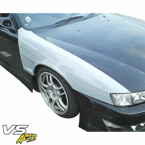VSaero FRP MSPO Wide Body Fenders (front) 25mm for Nissan 240SX (S14) 1997-1998 - Image 31