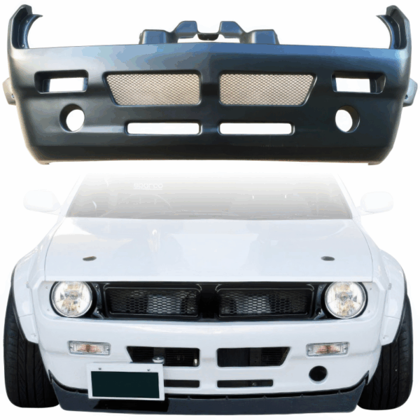 VSaero FRP TKYO Boss Wide Body Front Bumper for Nissan 240SX (S14) 1995-1998