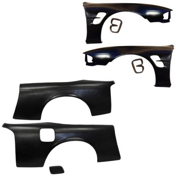 VSaero FRP SMAD Wide Body Fenders Set 30/30mm for Nissan 240SX (S14) 1995-1996 - Image 2