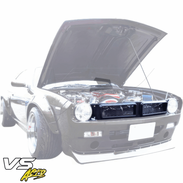 VSaero FRP TKYO Boss Wide Body Grille for Nissan 240SX (S14) 1995-1998 - Image 7